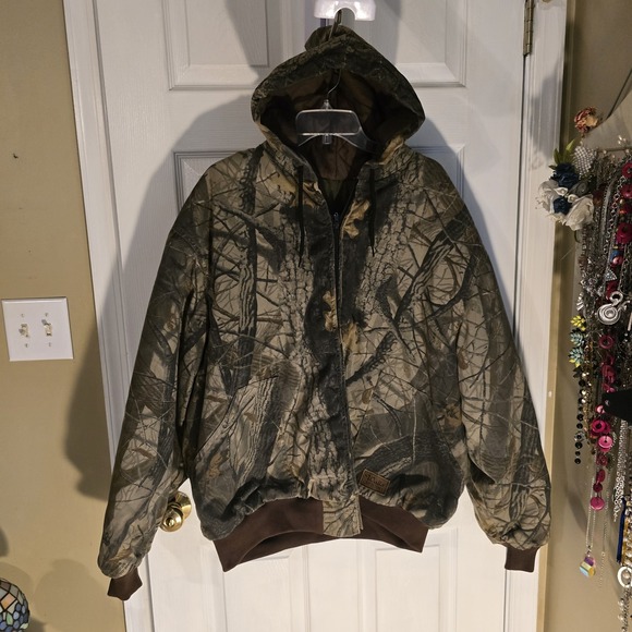 Walls Other - Walls Outdoors Mens 3XL Camo Hooded Insulated Hunting Jacket Made in USA